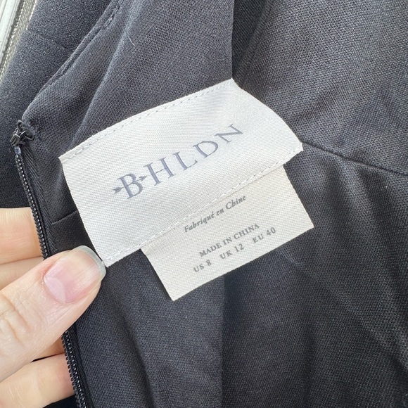 BHLDN - Lennox Halter Crepe Gown-  OPEN-BACK SIDE-SLIT STRETCH - NWT - 8 - Picture 6 of 9